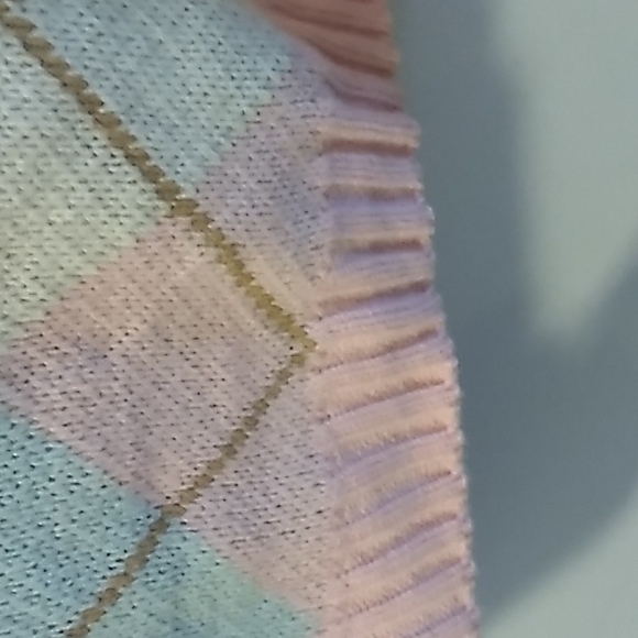 🔴 Cottagecore Argyle Sweater - Picture 2 of 4